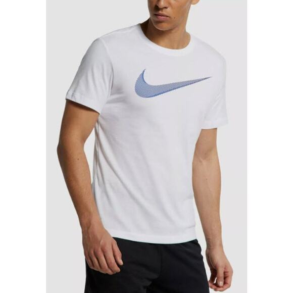 Nike Other - Nike Men's Dri-Fit Short Sleeve Logo Training T-Shirt White Size Large